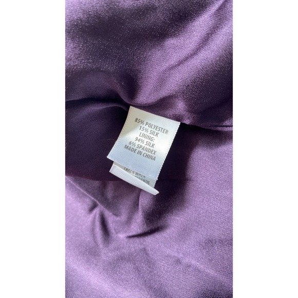 ST JOHN metallic silk blend dress - Picture 6 of 7